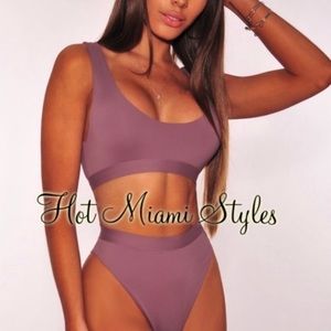 Hot Miami Styles High-Rise, High-Leg Bikini